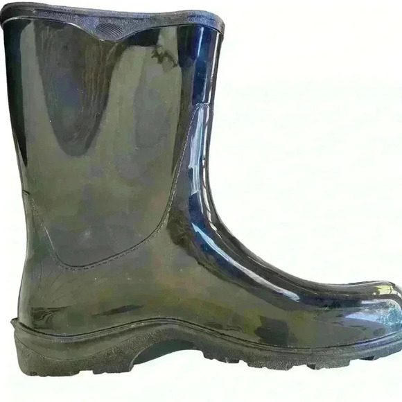 Sloggers Waterproof Women’s Rain Boots Size 9 Mid-Calf Mud & Muck Boots Black - Picture 2 of 11